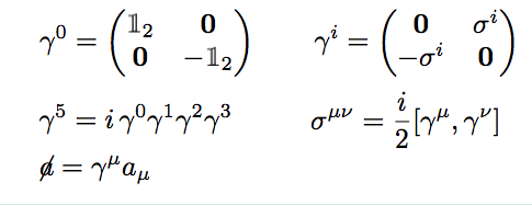 Matrices de Dirac